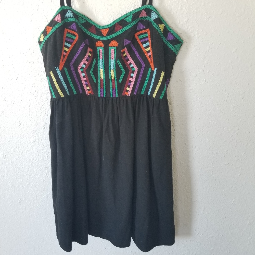 Anthropologie staring at stars boho colorful dress - Picture 3 of 6
